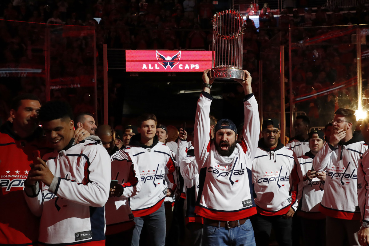 Washington Nationals celebrate World Series win at Capitals game